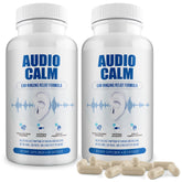 BACTICURE Audio Calm bottle with capsules for daily tinnitus relief and calmer nerves.