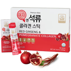 Baekje Geumsan Pomegranate Collagen Jelly Stick box front for daily beauty ritual