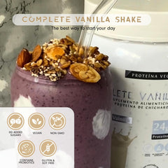 Baitz Complete Vanilla Shake scoop shows protein-rich powder ideal post-workout
