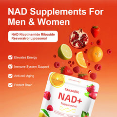 Lemonade flavor NAD packets ready to mix for a refreshing drink.