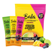 Bala Total Body Wellness Drink Mix variety pack shown for versatile hydration options.