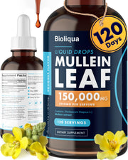 Balance Bioliqua Mullein Drops bottle front view for convenient daily use.