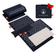 Balance Mate acupressure mat front view with 6,210 points for targeted relief.