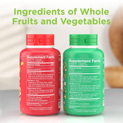 Balance of Nature Fruits powder closeup highlights vibrant fruit ingredients for daily use.