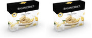 BalanceDiet Lemon Fluffy bar on display front, high-protein snack for between meals.
