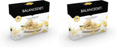 BalanceDiet Lemon Fluffy bar on display front, high-protein snack for between meals.