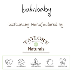 BALM! Baby glass jar with metal lid prevents plastic leaching