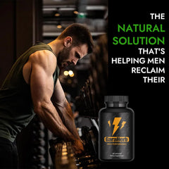 Balmbare GaraHerb capsules bottle back, shows dosage guidance for consistent use.