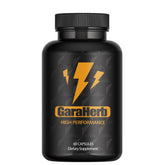 Balmbare GaraHerb capsules bottle front, ready for daily vitality use.