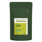Banyan Botanicals Bilva powder bottle close-up for digestion support