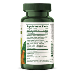 Healthy Skin label details with Ayurvedic ingredients for clear complexion