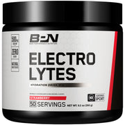 Bare Performance Nutrition BPN electrolytes powder scoop ready to mix for steady hydration during workouts