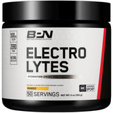 Bare Performance Nutrition BPN Electrolytes mango tub for workout hydration.