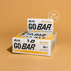 BARE Performance Nutrition Go Bar Original Oat box with twelve bars emphasizes value and consistency.