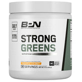 BARE PERFORMANCE NUTRITION Strong Greens pineapple coconut pour highlights refreshing energy support