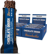 Barebells brownie dough bar packaging shows 20g protein per bar.