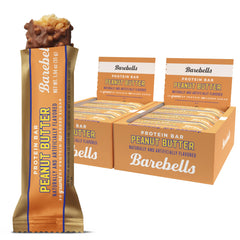 Barebells Peanut Butter Protein Bar with a soft-core texture for post-workout satisfaction.