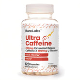 BareLabs bottle-front extended-release caffeine for steady energy.