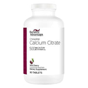 Bariatric Advantage calcium citrate chewable 500 mg wild cherry tablets for daily bone support