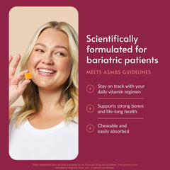 Close-up of Bariatric Advantage chewy bites showing texture and citrus flavor for easy consumption
