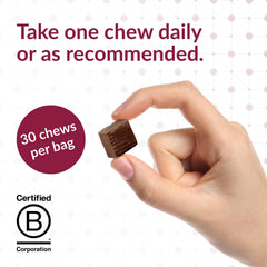 Bariatric Advantage Iron Chewy Bite bottle close-up emphasizes convenient, portable option.