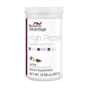Bariatric Advantage vanilla protein powder tub front view for daily protein goals