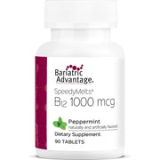 Bariatric Advantage SpeedyMelts B12 with folate fast-dissolving in peppermint flavor for post-bariatric care