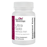 Bariatric Advantage Ultra Solo Without Iron bottle front supports daily nutrition after bariatric surgery.