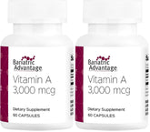 Bariatric Advantage Vitamin A 3000mcg mini capsules bottle supports eye health