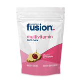 Bariatric Fusion multivitamin chew cherry pineapple bottle showing easy daily dose for post-surgery care