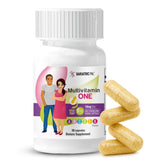 BariatricPal Multivitamin ONE bottle front view shows compact, easy-to-swallow design for daily post-surgery nutrition.
