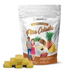 BariatricPal Sugar-Free Calcium Citrate Soft Chews bottle with Piña Colada flavor for daily supplementation.