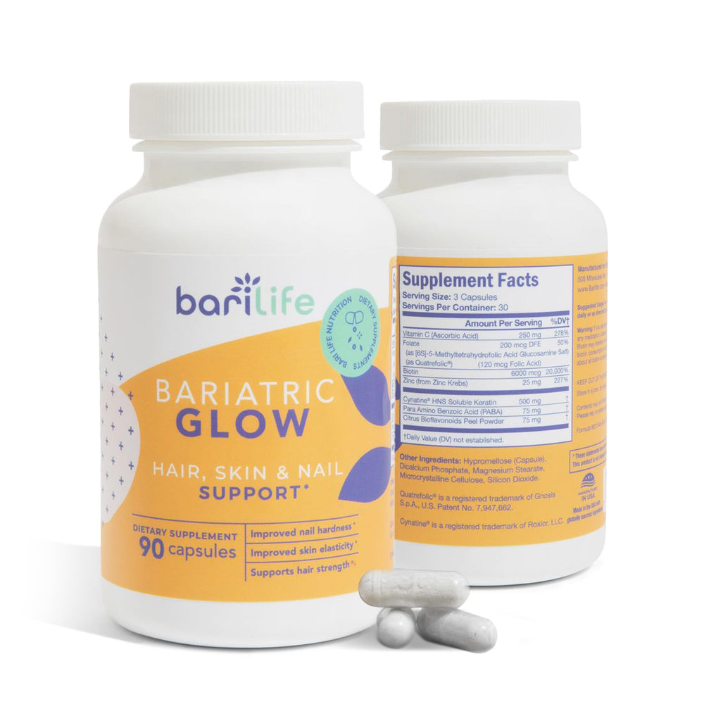 Barilife hair growth bottle promotes healthier hair growth.