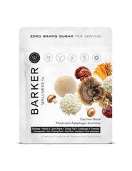 Barker Wellness Adaptogen Gummies bottle shown for easy daily energy support.