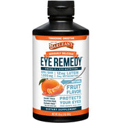 Barlean's Eye Remedy bottle with tangerine flavor for easy daily eye support.