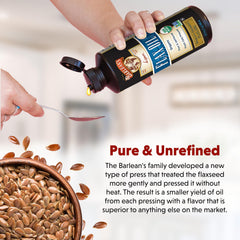 Barlean's flaxseed oil dressing idea for salads and meals.