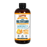 Barlean's liquid multivitamin tropical flavor bottle for family daily nutrition