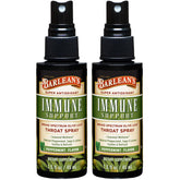 Barlean's Olive Leaf Complex Throat Spray bottle for convenient on-the-go throat relief.