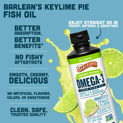 Barlean's Omega-3 drizzle over yogurt illustrating versatile serving ideas