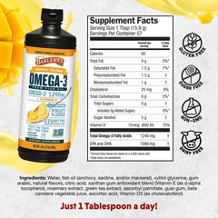 Barlean's Omega-3 emulsified texture supports easier absorption with a smooth finish