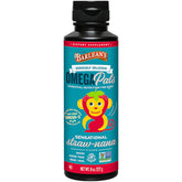 Barlean's Omega Pals Straw-Nana bottle ready for kids' daily omega boost.
