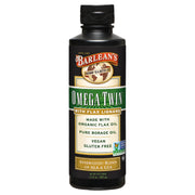 Barlean's Omega Twin bottle for easy daily omega intake.