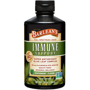 Barlean's Peppermint Olive Leaf Complex bottle for daily immune support