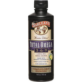 Barlean's Total Omega 3 6 9 liquid bottle ready for daily omega intake