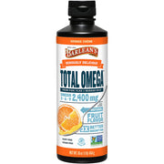 Barlean's Total Omega 3 6 9 bottle with orange creme flavor for smooth omega intake.