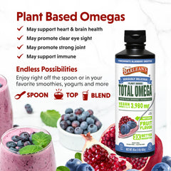 Barlean's emulsified omega-3-6-9 offers high absorption with creamy texture.