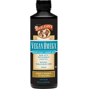 Barlean's Vegan Omega bottle front view as a daily omega-3 source.