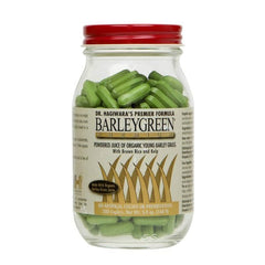 BARLEYGREEN Premium Caplets bottle with a 28-day daily nutrition routine