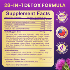 Baszy liver detox featuring dandelion root for digestion support.