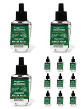 Bath & Body Works Eucalyptus Spearmint refill bottle for Wallflowers, fresh aroma option.